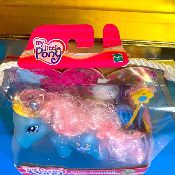 MY LITTLE PONY G3 2004 NWT DREAM BLUE PONY WITH SUPER-LONG HAIR & ACCESSORIES - Picture 11 of 12